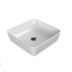 Επικαθήμενος Νιπτήρας Πορσελάνης 46x46cm Cerastyle One 076000 Λευκό Επικαθήμενος Νιπτήρας Πορσελάνης 46x46cm Cerastyle One 076000 Λευκό